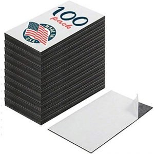 100pk Self Adhesive Business Card Magnets