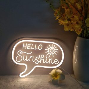 "Hello Sunshine" Neon Sign