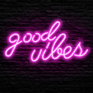 "Good Vibes" Neon LED Sign