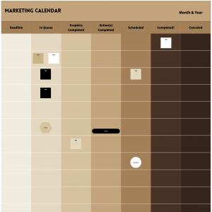 Free Marketing Calendar Template