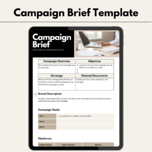 Campaign Brief Template