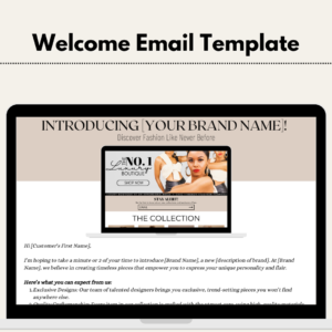 Welcome Email Template